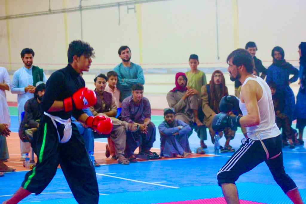 په کندهار کې د درېيو ولايتونو د ۴۰ ورزشکارانو ترمنځ د فول رزم سيالۍ ترسره شوې