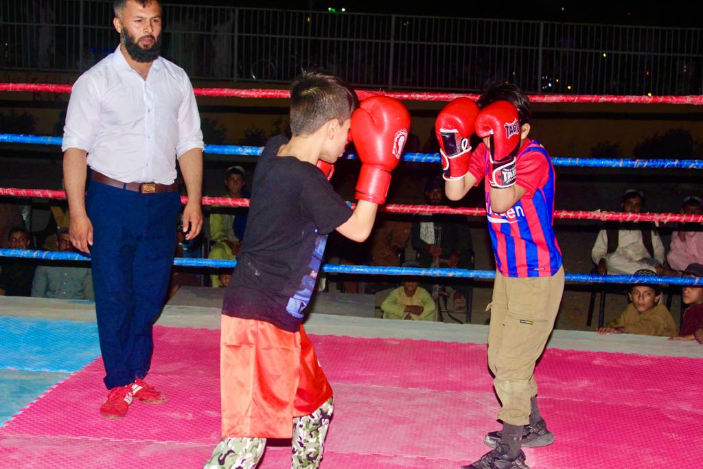 په کندهار کې د ۴۵ ورزشکارانو ترمنځ د بوکسنګ سيالۍ ترسره شوې