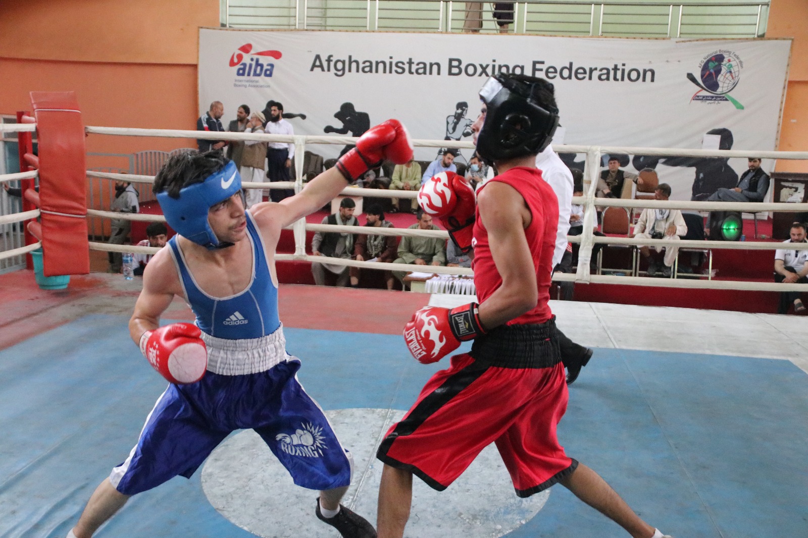 A boxing contest was held at the northern zone of Kabul for the preparation of the election of the national boxing team