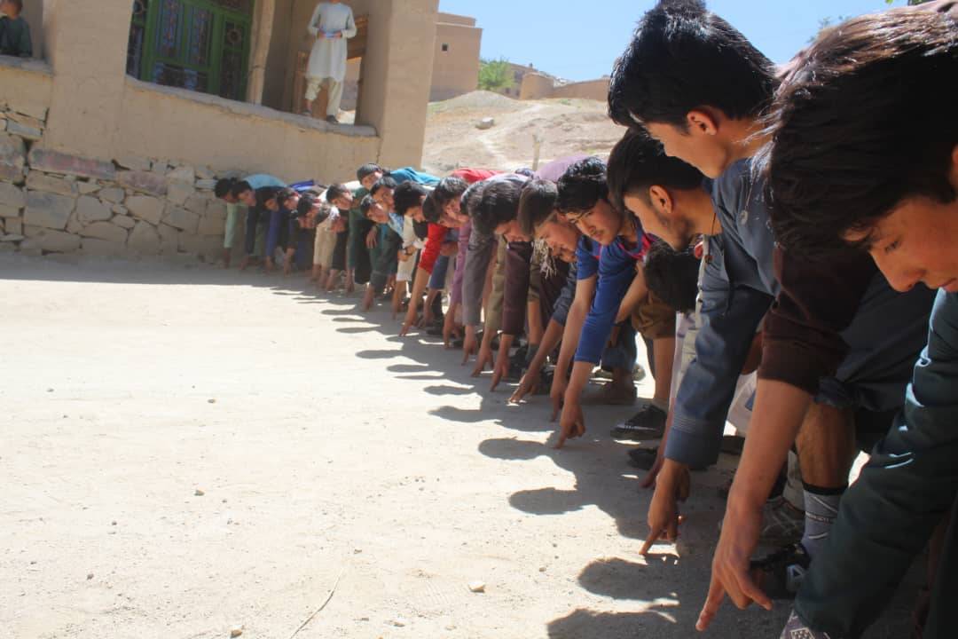 رقابت های دوش میام ۶۸ ورزشکار در ولسوالی پاتو دایکندی برگزار شد