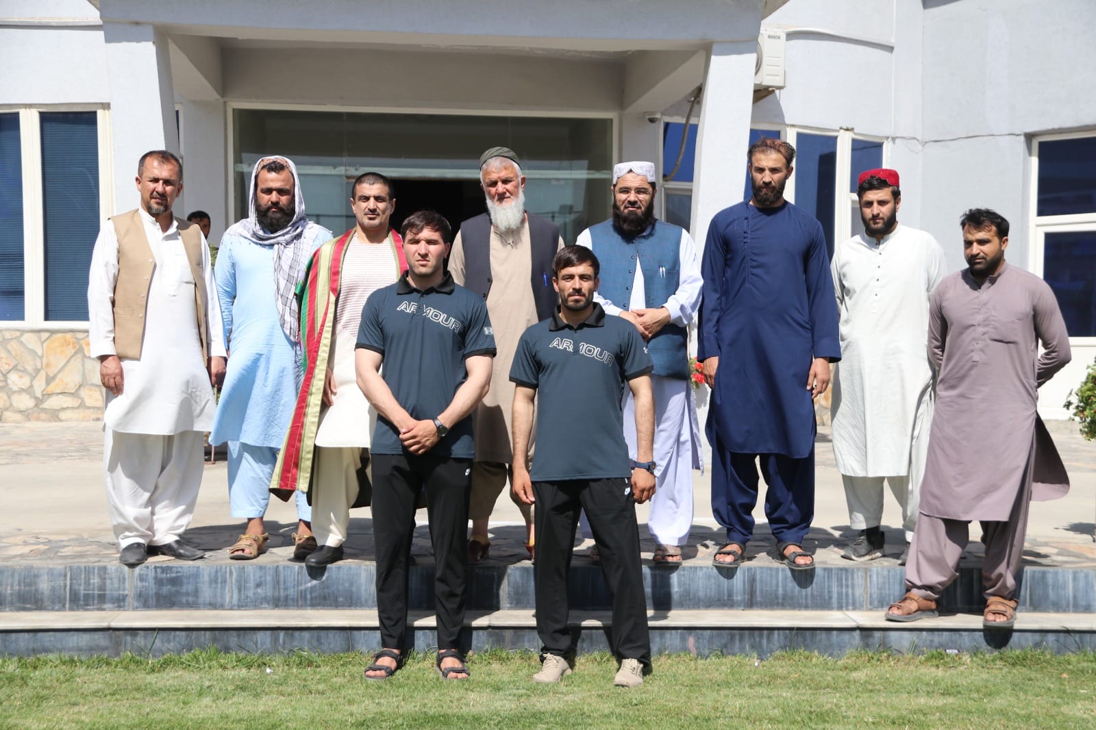 The departure of two Afghans Rostami wrestlers to Russian Federation