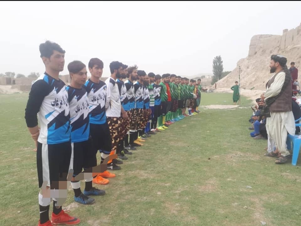 راه اندازی رقابتهای فوتبال میان شش تیم در ولسوالی بالامرغاب بادغیس