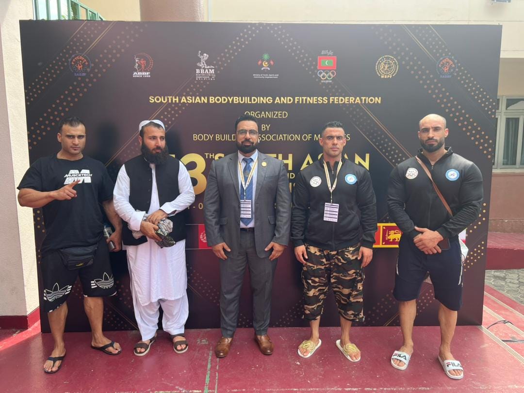 مالدیف؛ د بدن ښکلا او فټنس افغان ورزشکارانو تر دې دمه یو د برونزو، درې د نقرې مډالونه ګټلي دي