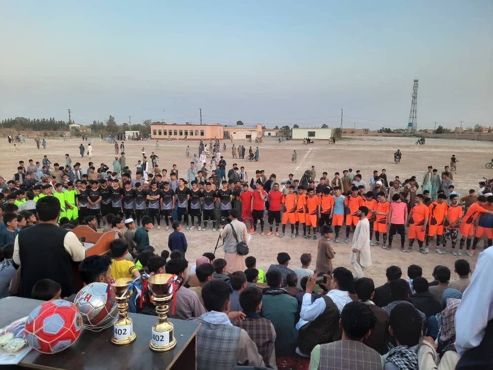 تیم سیلاب قهرمان رقابتهای فوتبال ولسوالی آقچه جوزجان شد