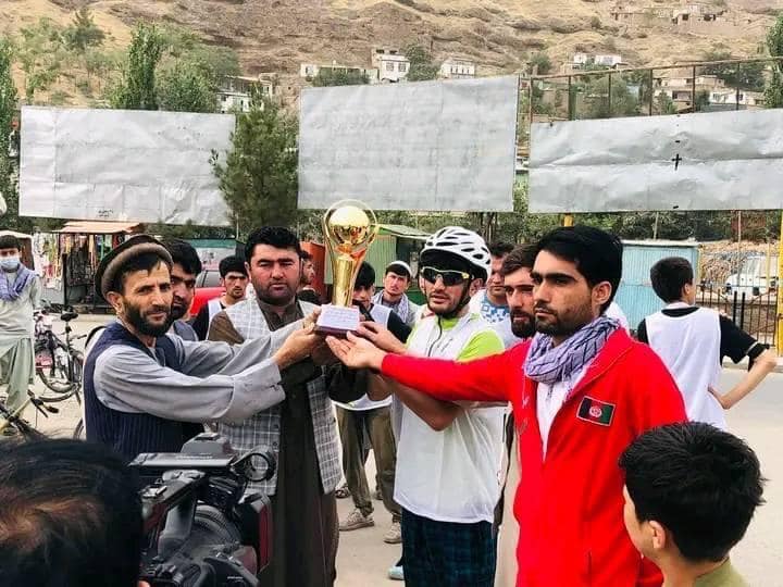 رقابت های بایسکل رانی در فیض آباد بدخشان برگزار شد