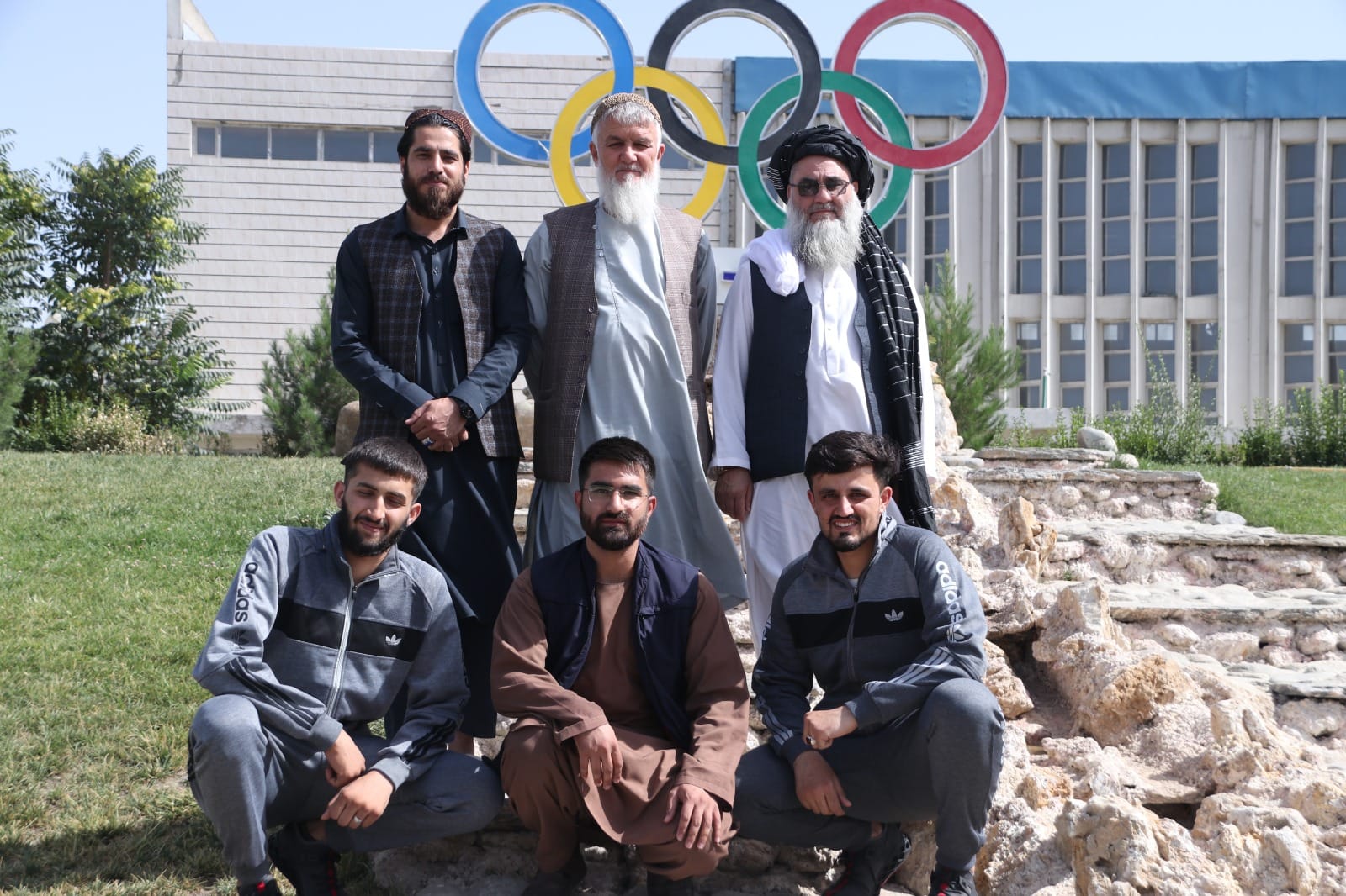 Three players from Afghanistan's Hockey Federation went to Uzbekistan to participate in an ice hockey training camp