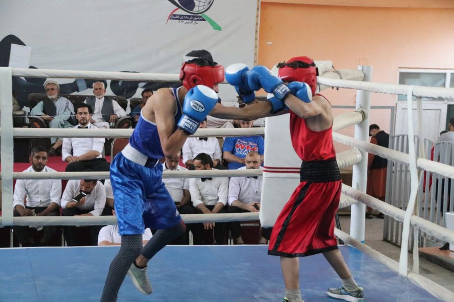 کابل؛ د بوکسنګ ټاکنیزو سیالیو په دوام تېره ورځ ۶۶ ورزشکاران له سیالیو ووتل