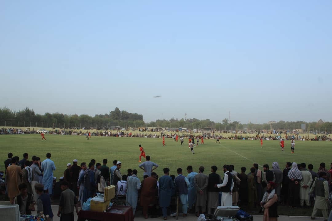 The football championship at the Center of Speen zar Sports Stadium ended with the victory of the Perozi team in Kunduz