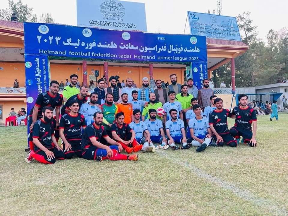 هلمند؛ په مرکز لښکرګاه کې د اتو لوبډلو ترمنځ د فوټبال ليګ سيالۍ پيل شوې