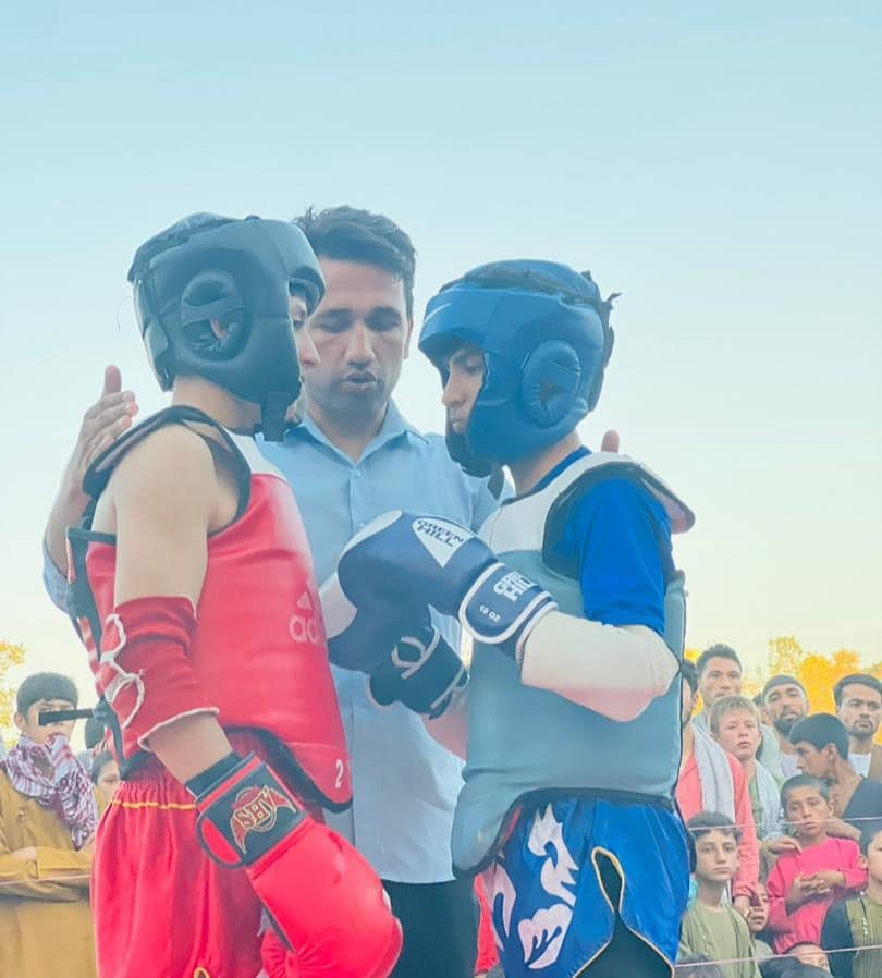 چهارمین دور مسابقات موی تای در ولسوالی دولت آباد ولایت بلخ برگزار شد