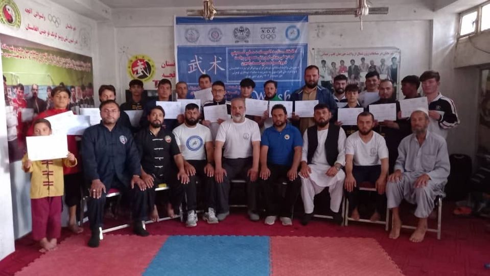 سیمینار دو روزه ووشو در ولایت جوزجان به پایان رسید