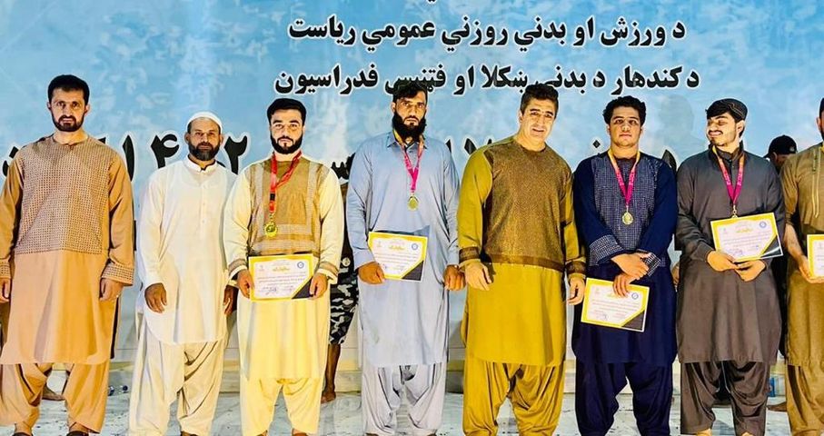 په کندهار کې د ۷۰ ورزشکارانو ترمنځ د بدن ښکلا سيالۍ ترسره شوې