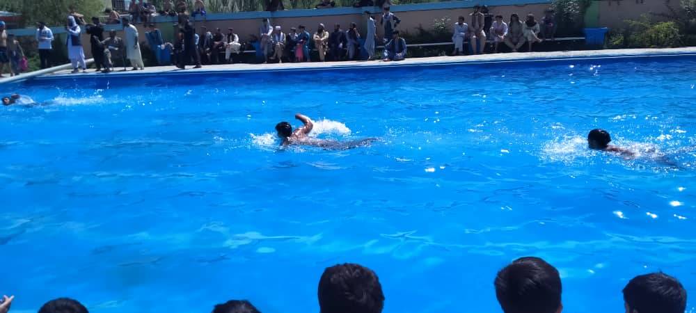 غزني؛ په مرکز غزني ښار کې د ۵۰ ورزشکارانو ترمنځ د لامبو وهنې سیالۍ ترسره شوې