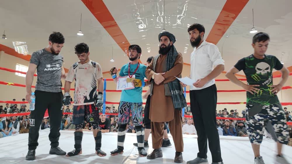 فارياب د پنځو ولایتونو د ۶۰ ورزشکارانو ترمنځ د پانکریشن سیالۍ ترسره شوې