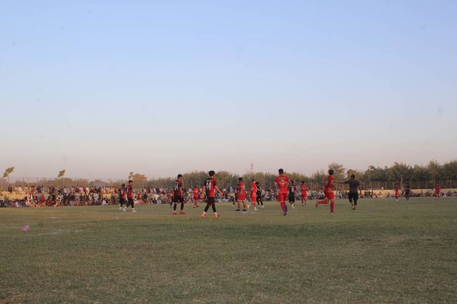 د کندز او تخار ولایتونو د فوټبال لوبډلو ترمنځ دوستانه لوبه وشوه