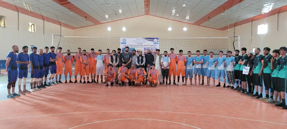 رقابتهای والیبال در جوزجان میان‌ ۱۰ تیم آغاز شد