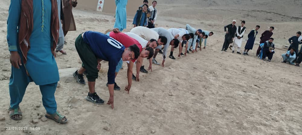 د دایکندي په ګیتي ولسوالۍ کې د ځغاستي سیالۍ ترسره شوې