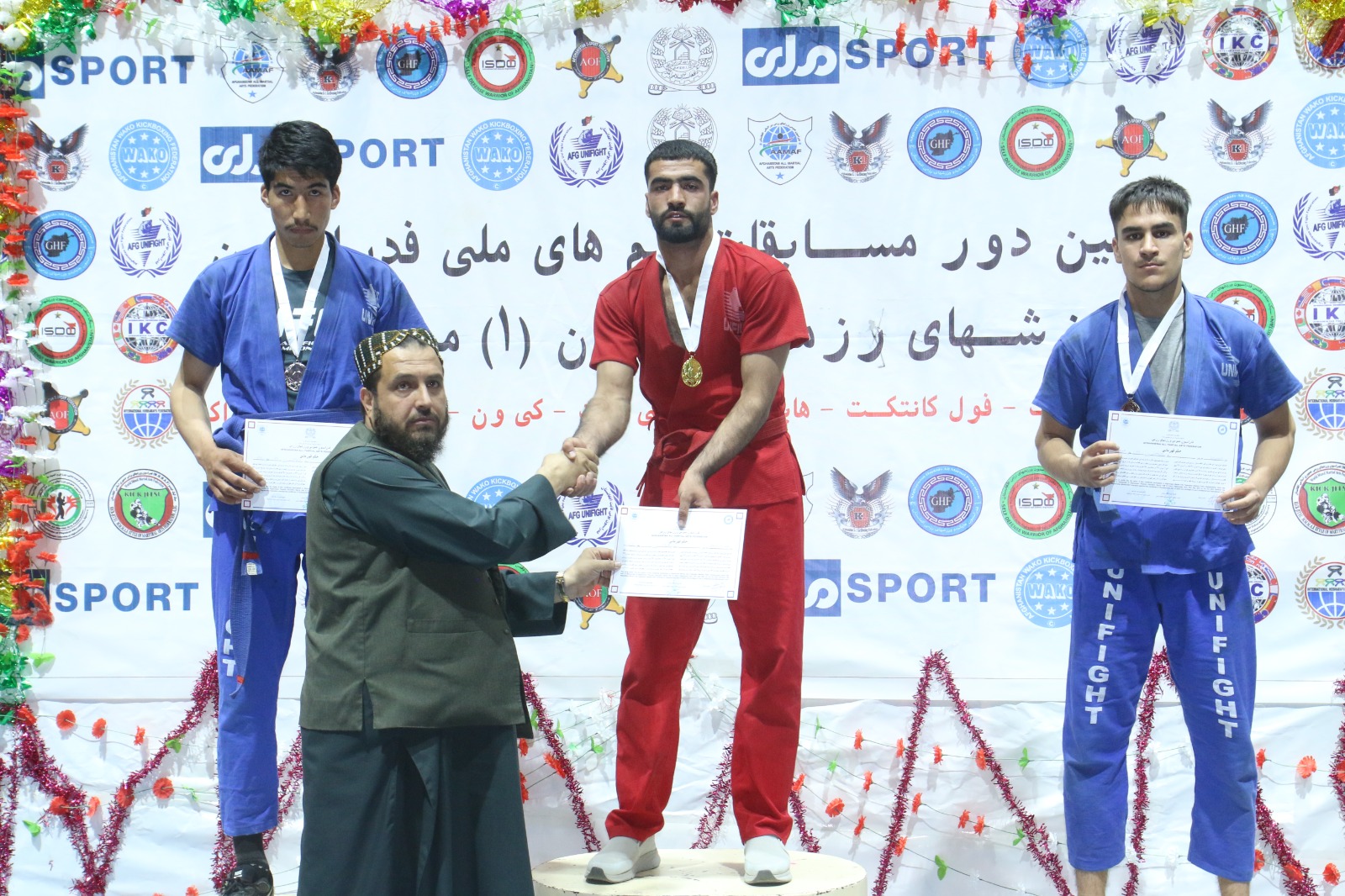 په کابل کې د رزمي ورزشونو ټاکنیزو سیالیو لومړی پړاو پای ته ورسېد