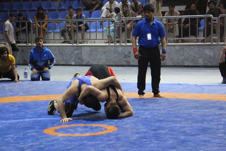 The start of the wrestling contests of the southern zone & the end of the northern zone in Kabul