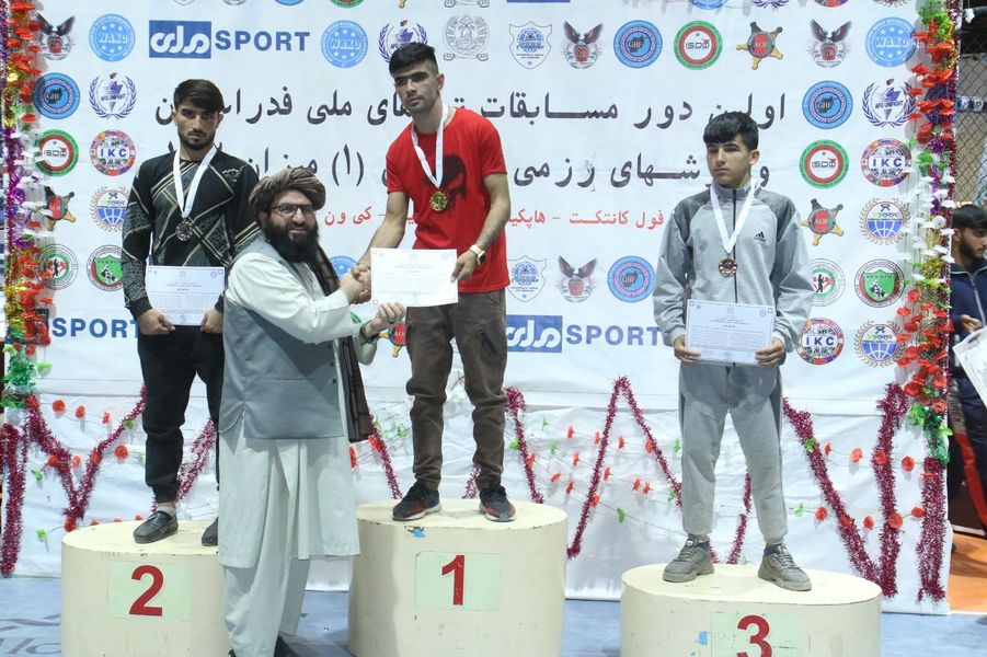 The first round of Martial Arts contests has ended in Kabul