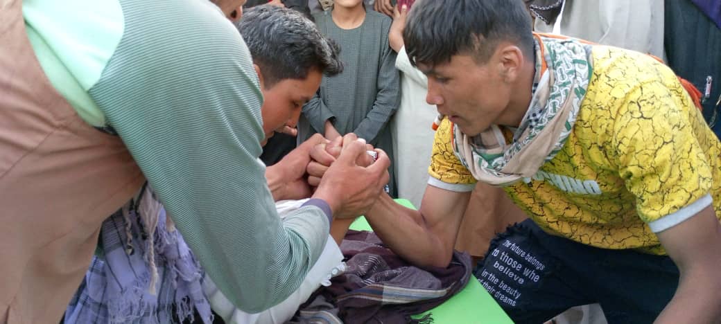 پایان مسابقات دست کشی محلی درمرکز ولسوالی میرامور ولایت داکندی