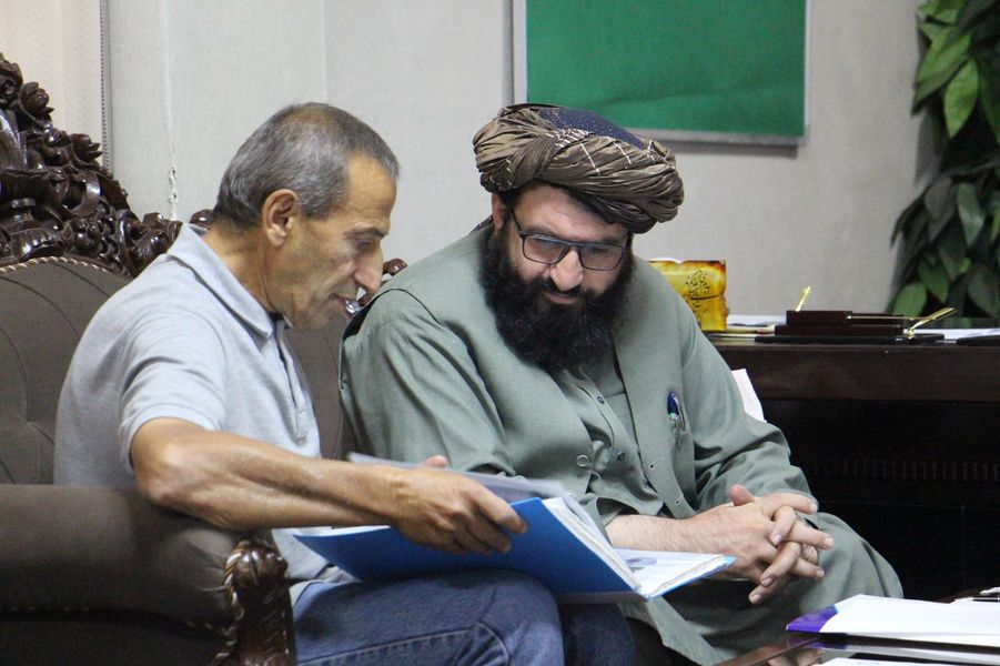 د المپیک ملي کمېټې او سپورټ عمومي رئيس افغانستان ته راغلی ایران بایسکیل ځغلوونکی خپل حضور ته ومانه