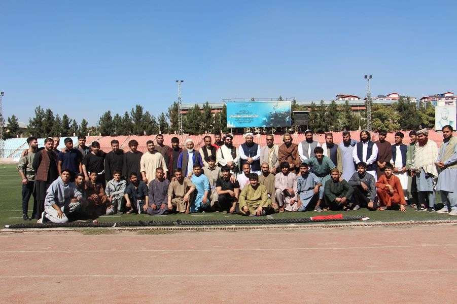 کابل؛ د شپږ لوبډلو ترمنځ د رسۍ کشولو دوديزې سيالۍ ترسره شوې