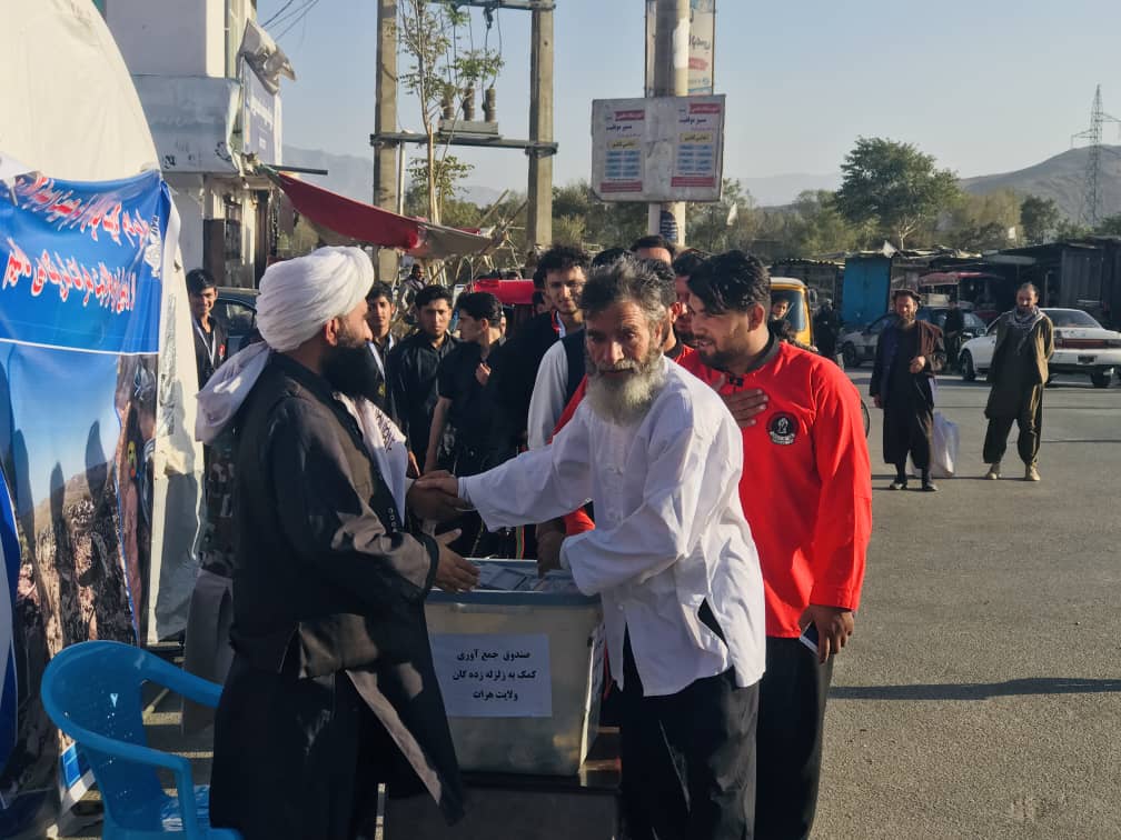 ختم قرآن اعظیم الشان و جمع آوری کمک نقدی به آسیب دیده گان زلزله زده هرات در چهار ولایات برگزار شد