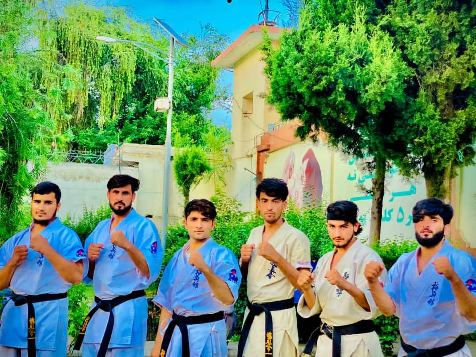 کونړ؛ مرکز اسعداباد کې د ۲۲ ورزشکارانو ترمنځ د کراټې سیالۍ وشوې