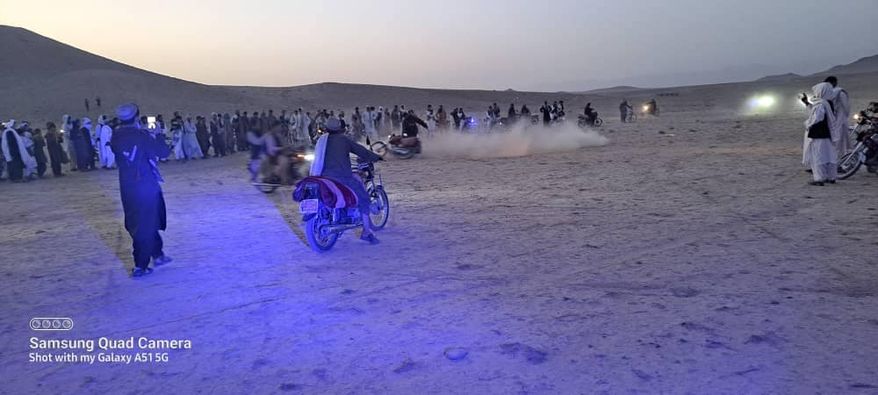 زابل؛ په مرکز قلات ښار کې د ٢٠ تنو موټر سایکل ځغلوونکو ترمنځ سيالۍ ترسره شوه