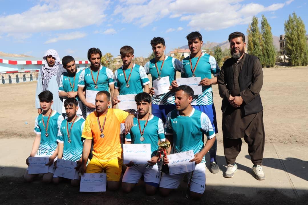 ميدان وردګ؛ په مرکز میدان ښار کې د اتو لوبډلو ترمنځ د فوټبال سیالۍ پای ته ورسیدې