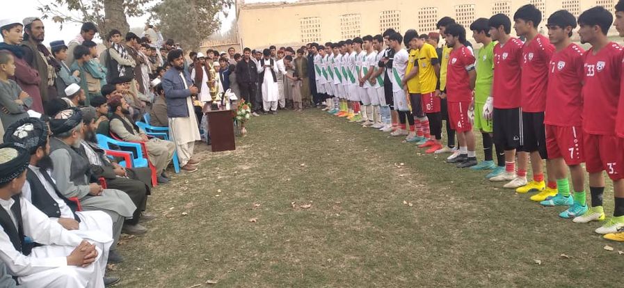 The end of Football tournament in Takhar province