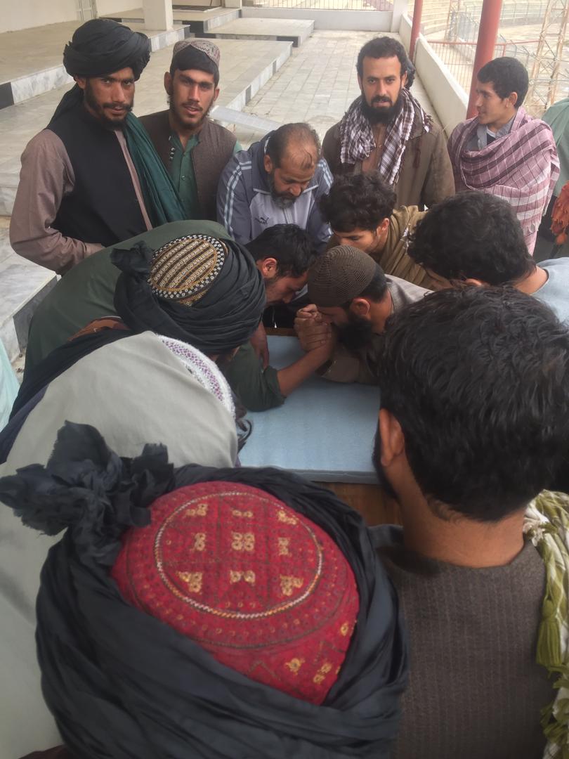 The Arm wrestling contests in Panjshir province