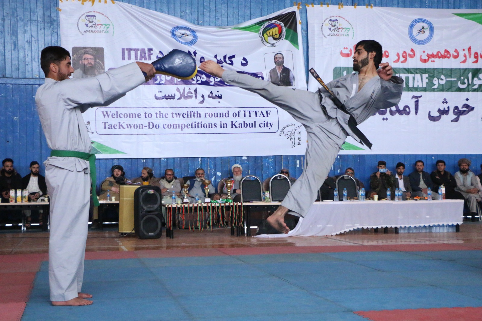 په کابل کې د ۱۵۰ ورزشکارانو ترمنځ د ای ټي ټي اې اف تي کوان-دو دولسم پړاو سیالۍ پیل شوې
