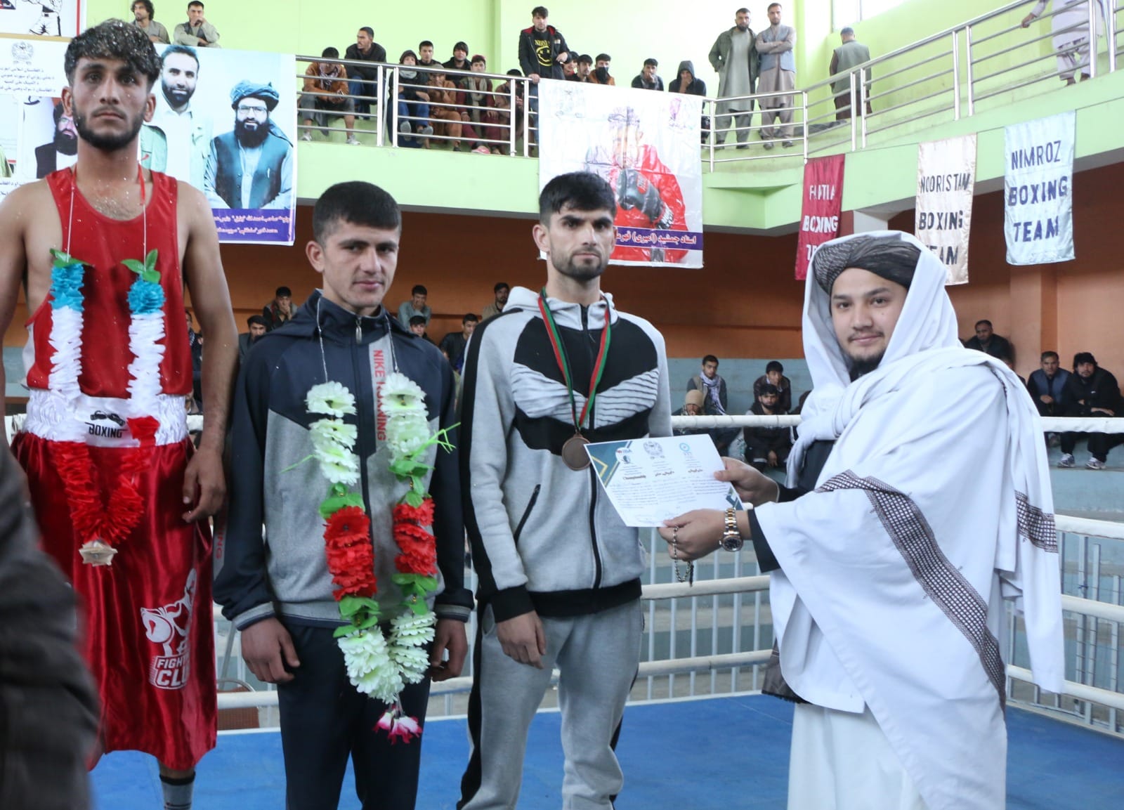 رقابتهای ۱۲ روزه مشت زنی میان ۸۶ باشگاه در کابل به پایان رسید