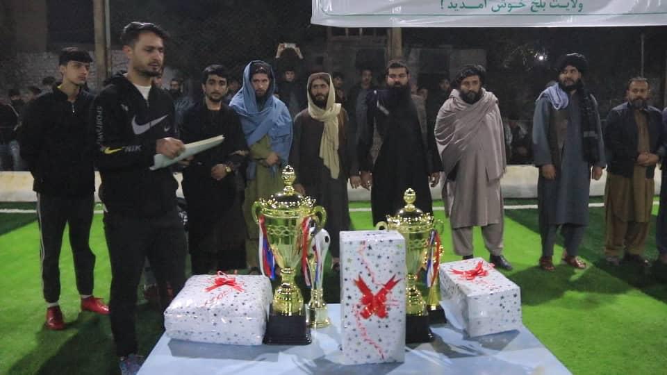بلخ؛ د فوټسال سیالۍ د عظیمي کاروان لوبډلې په بریا پای ته ورسېدې