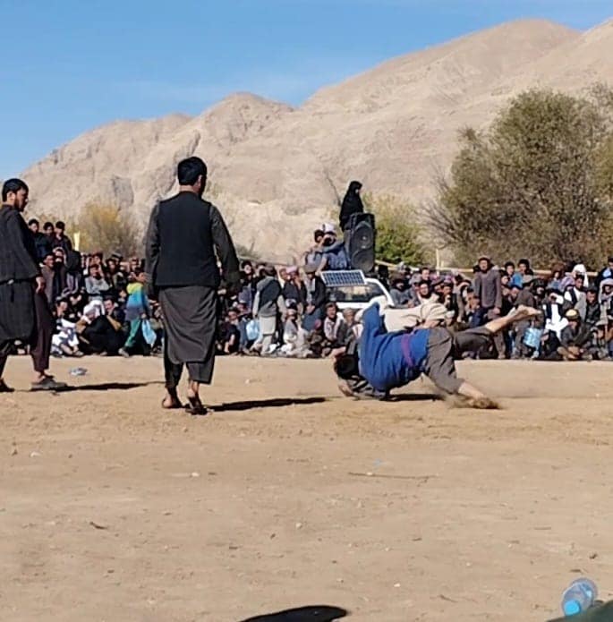 سمنگان؛ رقابتهای دوستانه کورش با اشتراک ۵۰ کورشکار در ولسوالی دره صوف پایین برگزار شد