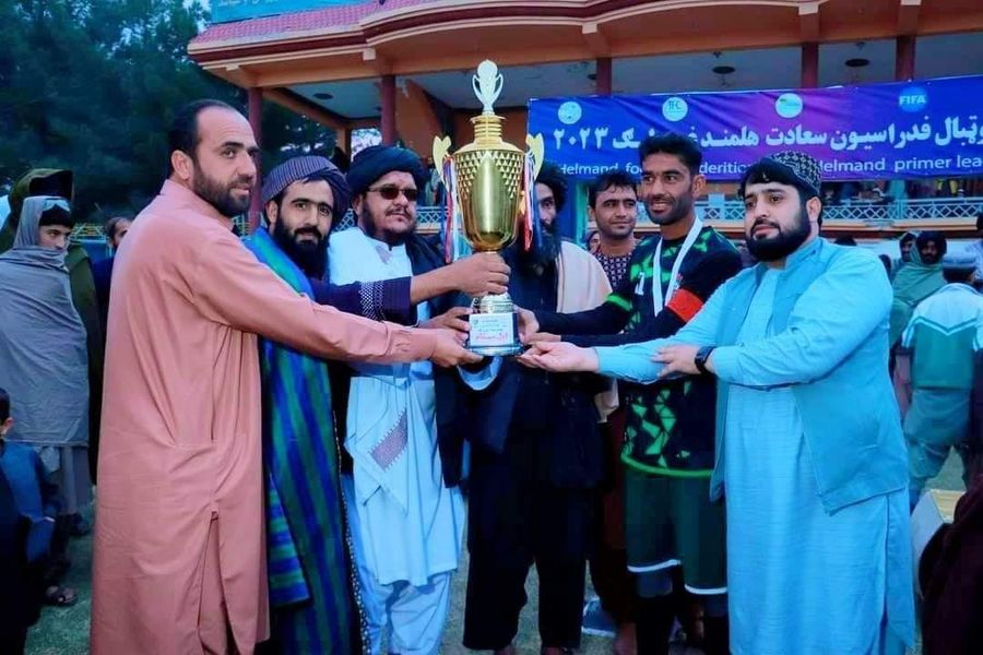 هلمند؛ هارون پوپل لوبډلې د فوټبال غوره لیګ سیالیو اتلولي وګټله