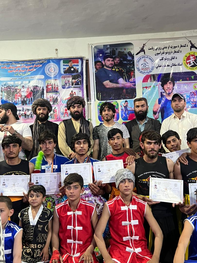 ارتقا کمربند ۱۷ تن از ورزشکاران ووشو در کندهار