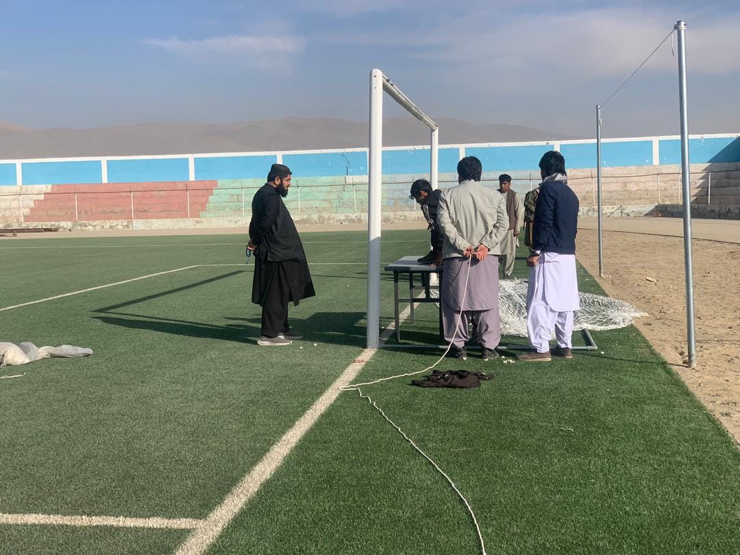 غزني نن د ورزشي نندارو او د فوټبال سیالي کوربه دی