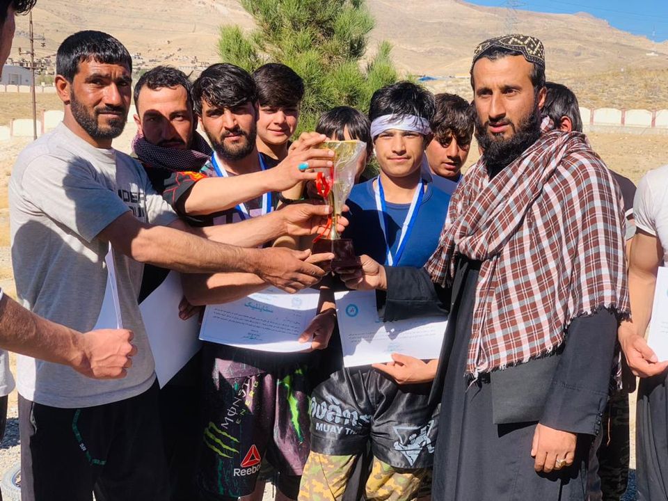 میدان وردګ؛ په مرکز میدان ښار کې د ځغاستې سیالۍ ترسره شوې
