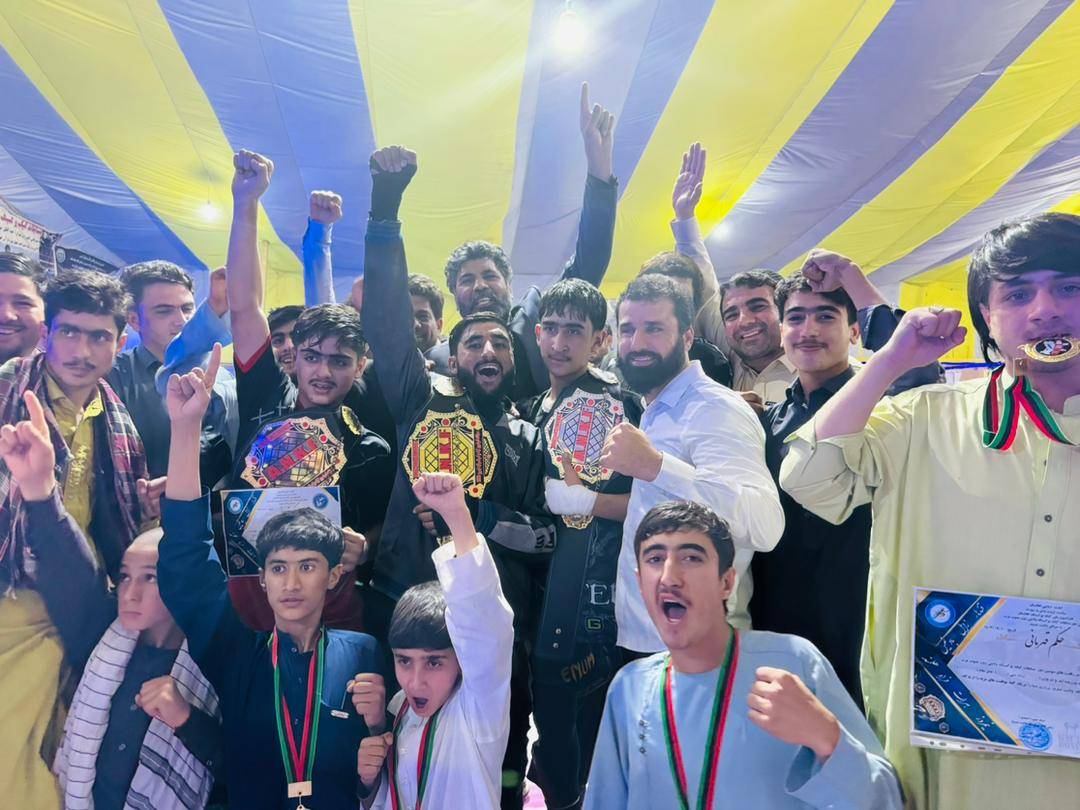 نیمروز؛ رقابت‌های کیک بوکسنگ ولایتی بین سه ولایت برگزار گردید