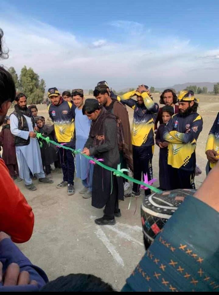 خوست؛ په صبريو ولسوالۍ کې د ټيپ بال کرکټ سيالۍ پيل شوې