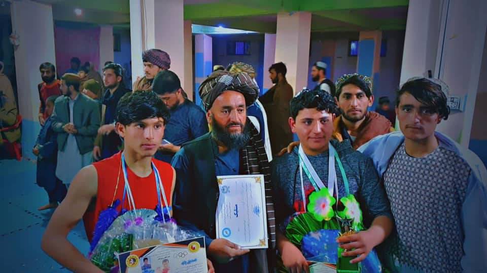 هلمند؛ لښکرګاه کې د ووشو ۱۴ ورزشکارانو ته د ارتقا کمربندونه وتړل شول