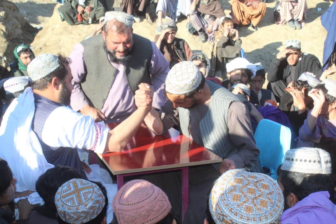 دایکندي؛ په پاتو ولسوالۍ کې د لاس چپه کولو سیالۍ ترسره شوې