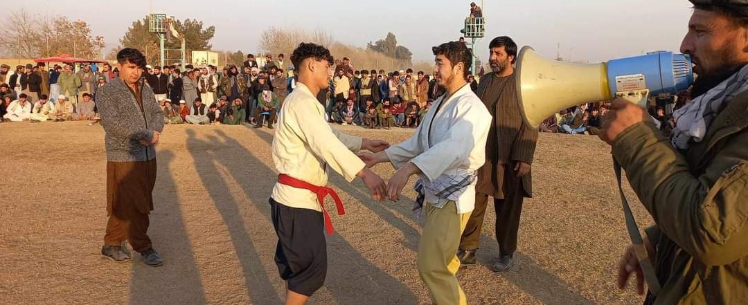 کندز؛ په مرکز کې د ٧٠ تنو پهلوانانو ترمنځ دکورش سیالۍ ترسره شوې