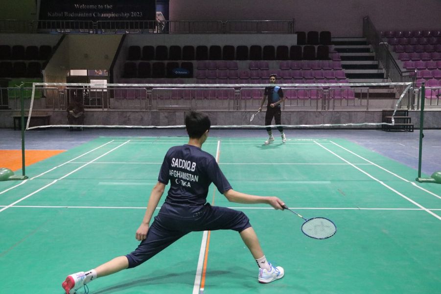 کابل؛ تمرینات آمده‌گی ورزشکاران بدمنتون برای مسابقات منتخبه کابل دایر گردید
