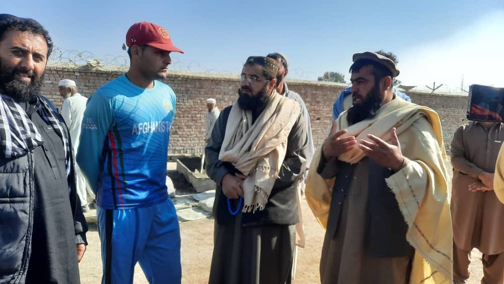 حافظ احمد جان ځدراڼ د خوست ولایت له ورزشي فعالیتونو څخه لیدنه وکړه