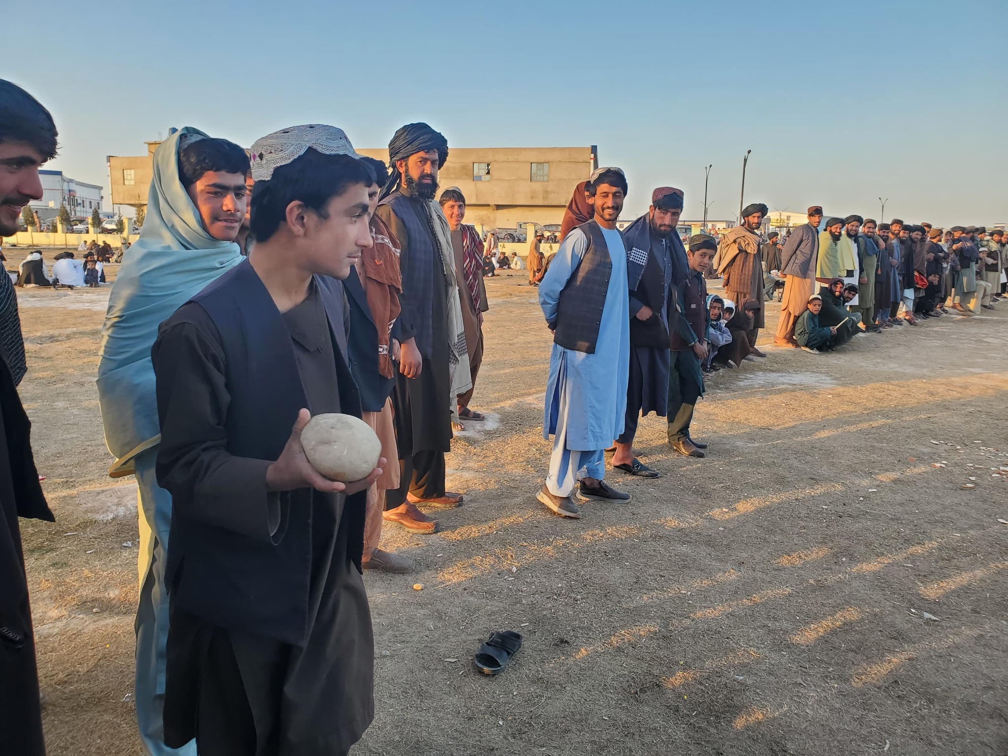 هلمند؛ مرکز لښکرگاه ښار کې د ۳۰ ورزشکارانو تر منځ د تېږې اچوونې سيالۍ تر سره شوې
