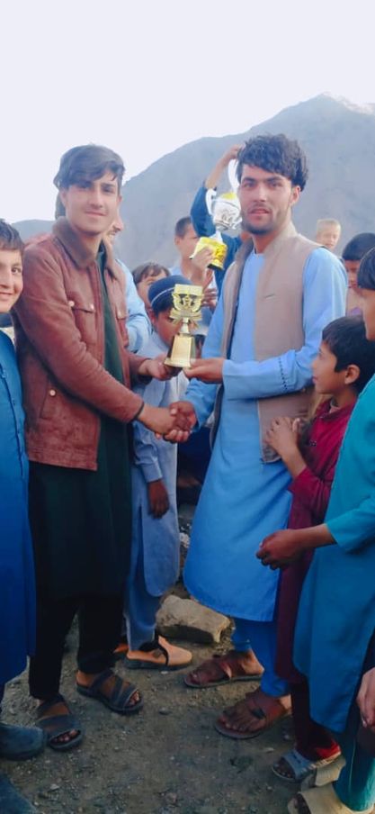 پایان رقابتهای کرکت تیپ بال در قریه شگی مرکز ولایت کنر